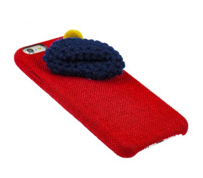 Чохол Handmade Hat для iPhone 6/6s текстиль червоний 2820463