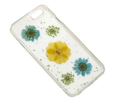 Чохол Nature Flowers для iPhone 6 блакитна ромашка 2820695