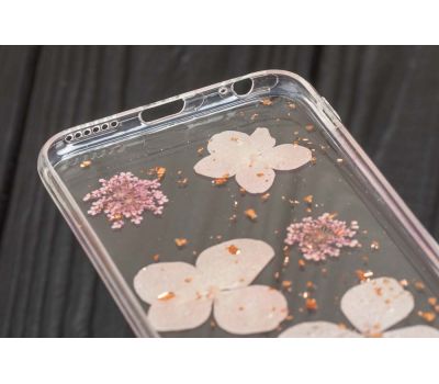 Чохол Nature Flowers для iPhone 6 рожева конюшина 2820680