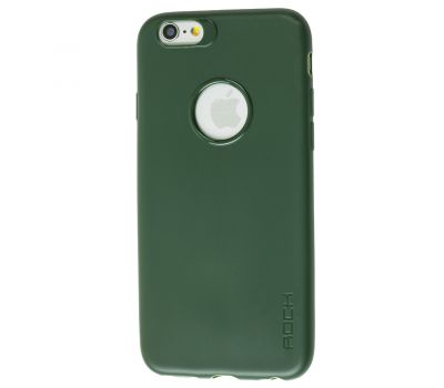 Чохол для iPhone 6 Rock з Логотипом soft матовий зелений