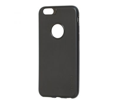 Чохол для iPhone 6 Rock з Логотипом soft матовий чорний