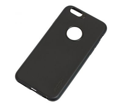 Чохол для iPhone 6 Rock з Логотипом soft матовий чорний 2821114