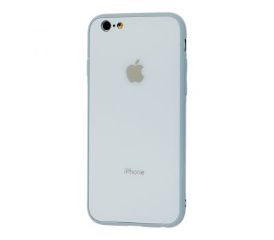 Чохол New glass для iPhone 6 / 6s синій туман