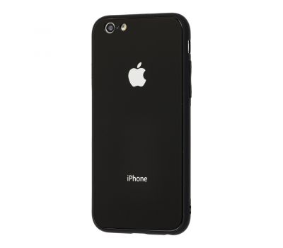 Чохол New glass для iPhone 6/6s чорний