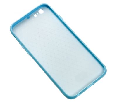 Чохол New glass для iPhone 6/6s блакитний 2821294