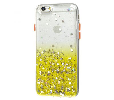 Чохол для iPhone 6/6s Glitter Bling жовтий
