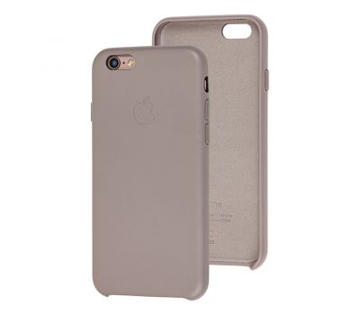 Чохол для iPhone 6 Silicone case Leather сірий