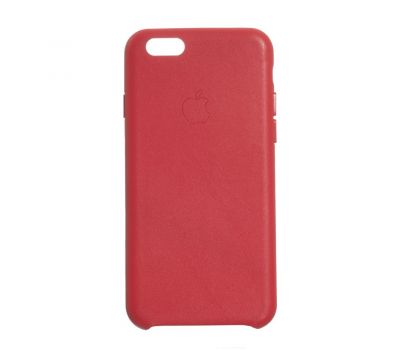 Чохол для iPhone 6 Silicone case Leather червоний