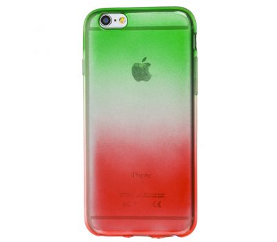 Чохол Tricolor для iPhone 6 фіолетово-червоний