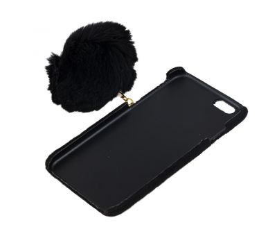 Чохол для iPhone 6 Fluffy Pompon чорний 2822722