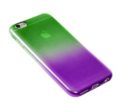 Чохол Tricolor для iPhone 6 фіолетово-зелений 2822078