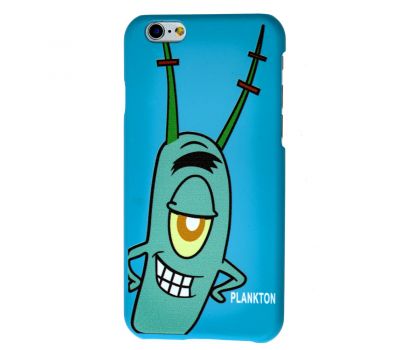 Чохол Soft touch для iPhone 6 Sponge Bob plankton