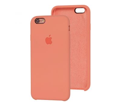 Чохол silicone case для iPhone 6/6s begonia red