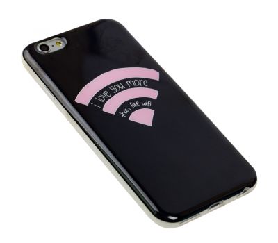Чохол Wi-Fi для iPhone 6 чорний з рожевим 2822519