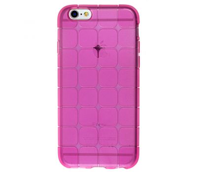 Чохол Cube Series для iPhone 6 квадрат рожевий