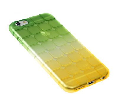 Чохол Cube Series для iPhone 6 квадрат жовтий зелений 2822106
