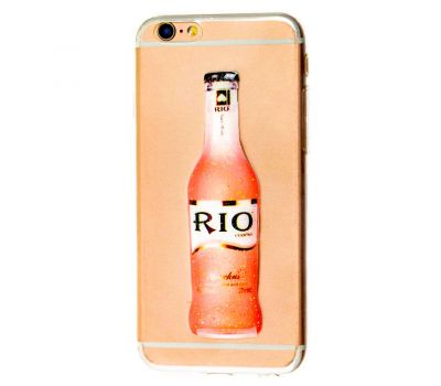 Чохол Rio для iPhone 6 з блискіткою рожевий