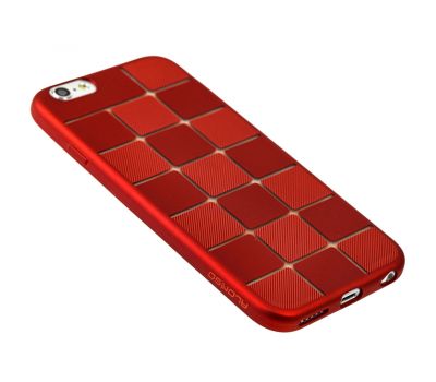 Чохол Cococ для iPhone 6 червоний візерунок квадрат 2823742