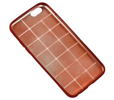 Чохол Cococ для iPhone 6 червоний візерунок квадрат 2823743