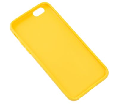 Чохол силіконовий для iPhone 6 глянсовий жовтий 2823161