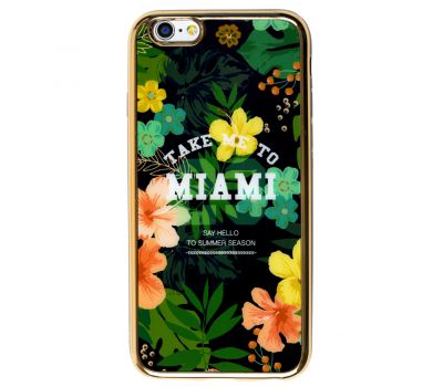 Чохол для iPhone 6 глянець із принтом miami