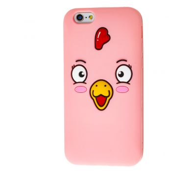 3D чохол Surprised Chicken для iPhone 6 рожевий
