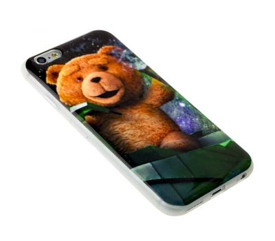 Чохол для iPhone 6 ведмедик ted на зеленому 2823444