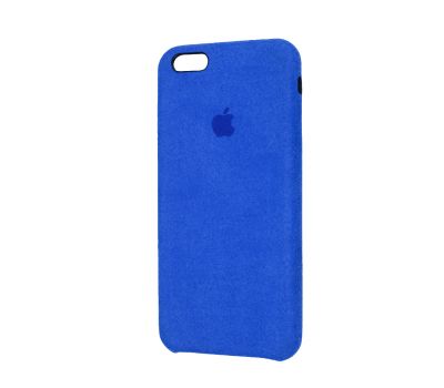 Чохол для iPhone 6 Plus Alcantara блакитний