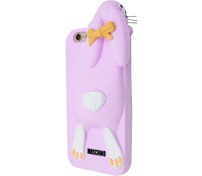Чохол для iPhone 6 Plus Mosсhino фіолетовий заєць