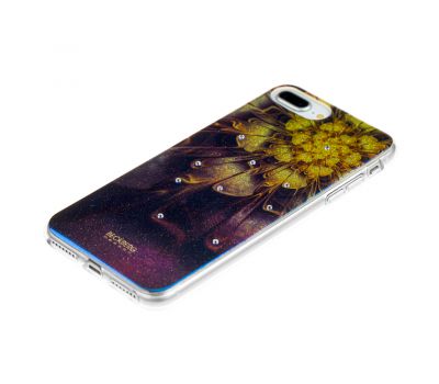 Чохол Beckberg для iPhone 6 Plus / 7 Plus / 8 Plus зі стразами квітучий 2824035