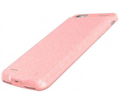 Чохол Power bank Baseus PowerCase 3600 mAh iPhone 6 Plus Plaid рожевий 2824090