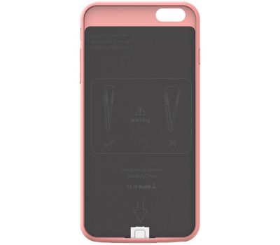 Чохол Power bank Baseus PowerCase 3600 mAh iPhone 6 Plus Plaid рожевий 2824091