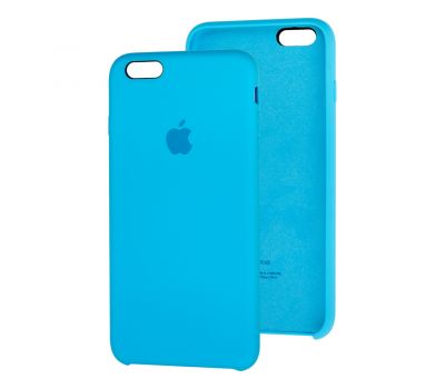 Чохол silicon case для iPhone 6 Plus блакитний