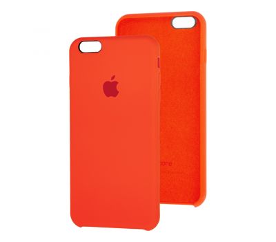 Чохол silicone case для iPhone 6 Plus помаранчевий