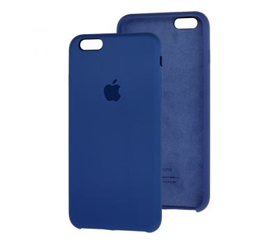 Чохол для iPhone 6 Plus Silicone case navy blue