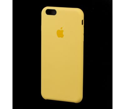 Чохол silicone case для iPhone 6 Plus жовтий