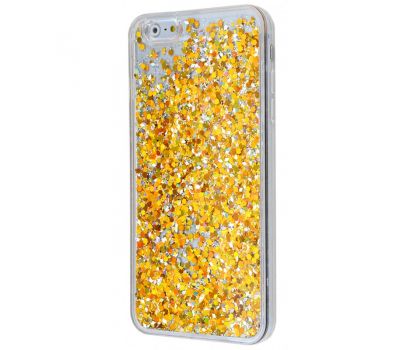 Чохол для iPhone 6 Plus блискітки вода золота