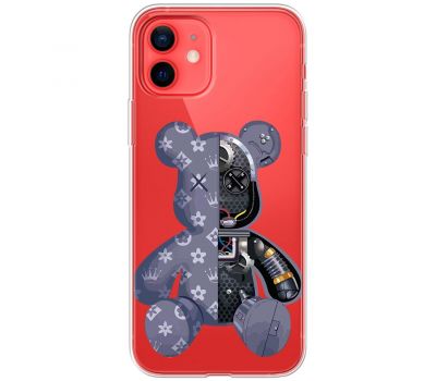 Чохол для iPhone 12 MixCase робот ведмедик