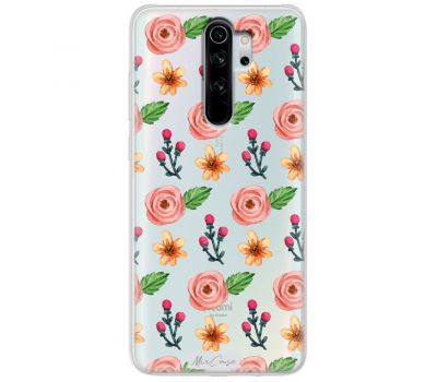 Чохол для Xiaomi Redmi Note 8 Pro MixCase Mixcase квіти