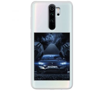 Чохол для Xiaomi Redmi Note 8 Pro MixCase машини чорна bmw