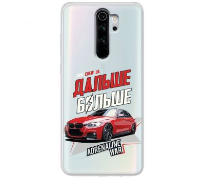 Чохол для Xiaomi Redmi Note 8 Pro MixCase машини далі червоний