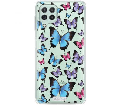 Чохол для Samsung Galaxy A22 (A225) / M32 (M325) Mixcase зграя метеликів