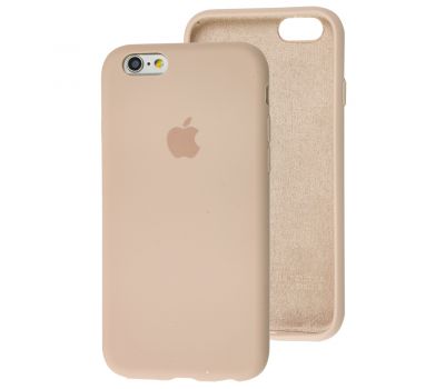 Чохол для iPhone 6 / 6s Silicone Slim Full camera pink sand