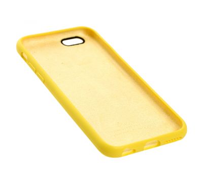 Чохол для iPhone 6 / 6s Silicone Slim Full camera canary yellow 2828347