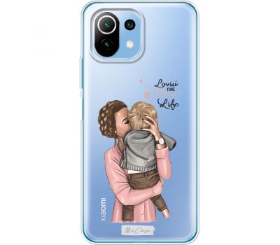 Чохол для Xiaomi Mi 11 Lite MixCase дівчина мама з сином