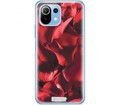 Чохол для Xiaomi Mi 11 Lite Mixcase для закоханих червона троянда