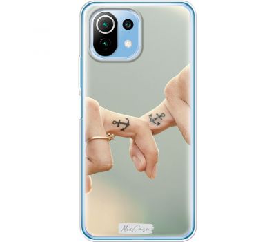 Чохол для Xiaomi Mi 11 Lite Mixcase для закоханих пара з татуювання
