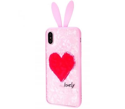 Чохол Blood of Jelly для iPhone X / Xs Rabbit ears "lovely"