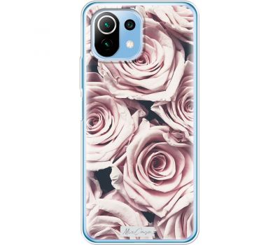 Чохол для Xiaomi Mi 11 Lite MixCase рожеві троянди