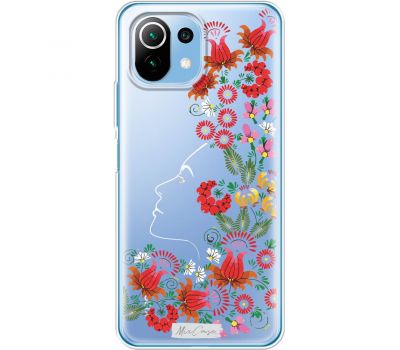Чохол для Xiaomi Mi 11 Lite MixCase квіти українська муза